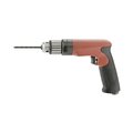 Sioux Tools Pistol Grip Drill, NonReversible, ToolKit Bare Tool, 12 Chuck, 3JawKeyed Chuck, 400 RPM, 1 hp SDR10P4N4